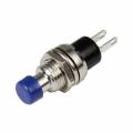 Miniatur Taster BLAU Metallschaft Schliesser 30V DC 0,5A, Drucktaster