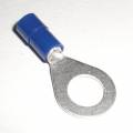 20 RingKabelschuhe BLAU M-8 für 1,5-2,5mm Kabel