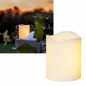 Mini LED-Kerze Outdoor FLAME Feuer-Effekt mit TIMER f&uuml;r Laterne Au&szlig;en Garten