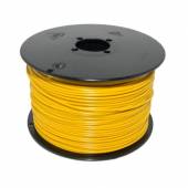 100 Meter flexible Litze / Kabel GELB 0,25mm²