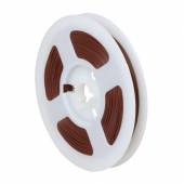  100m flexible Litze BRAUN 0,04mm / 0,5mm auf Spule Dekoderlitze