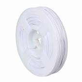  100m Zwillingslitze / Litze WEIß 2x 0,04mm auf Spule