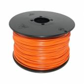100 Meter flexible Litze / Kabel ORANGE 0,25mm²