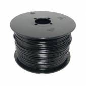 100 Meter flexible Litze / Kabel SCHWARZ 0,25mm²