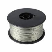 100 Meter flexible Litze / Kabel TRANSPARENT 0,25mm²