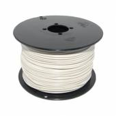 100 Meter flexible Litze / Kabel WEIß 0,25mm²