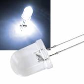 10mm Led kaltwei&szlig; 14000mcd 15� ~9000K 3,2-3,4V 20mA