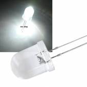 10mm Led wei&szlig; 12000mcd 15� ~6000K 3,2-3,4V 20mA