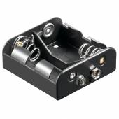 Batteriehalter 2x C / UM2 / Typ Babyzelle mit 9V Clip Anschluss