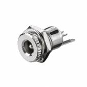 DC Einbau-Buchse Typ2 � 5,5 x 2,1mm Metall-Ausf&uuml;hrung Stromversorgungsbuchse