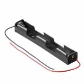 Batteriehalter mit Anschlusskabel LANG 2x AA / 2x Mignon, Batteriefach