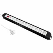  9-fach Mehrfach-Steckdosenleiste KL-09 1,4 Meter mit Schalter Ein-Aus Tisch-Steckdose schaltbar