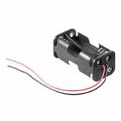  Batteriehalter mit Anschlusskabel 4x AAA / 4x Micro, Batteriefach