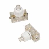 2er Set Einbau Druckschalter EIN/AUS 250V/1A AC Einbau-Lampen-Schalter