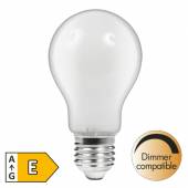 LED Glühlampe E27 warmweiß filament-matt 540lm DIMMBAR 6W Glühbirne