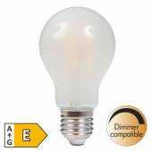 LED Glühlampe E27 warmweiß filament-matt 820lm DIMMBAR 7W Glühbirne