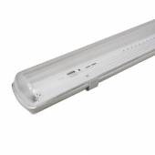 Feuchtraum-Deckenleuchte IP65 230V für 2x T8 Led Röhre 60cm Sockel G13 Wannenleuchte