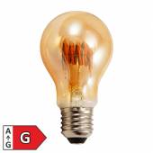 Spiral-Filament LED Leuchtmittel E27 420lm 6W 110x60mm Retro Glühbirne