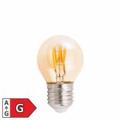 Spiral-Filament LED Leuchtmittel Tropfen E27 120lm 2W 78x45mm Retro Glühbirne