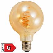 Spiral-Filament LED Leuchtmittel Globe E27 280lm 4W 135x95mm Retro Glühbirne