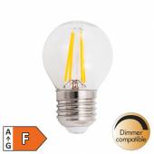 LED Tropfenlampe E27 filament DIMMBAR warmweiß 600lm 6W 230V