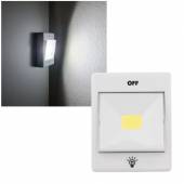  Led Klebeleuchte kabellos LK3-COB gro&szlig;er Schalter Nachtlicht M&ouml;belleuchte batterie-betrieb