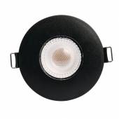 Led Decken-Einbauleuchte EL-315 schwarz neutralweiß 230V 4,9W 450lm IP65 88mm Einbaustrahler