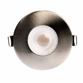 Led Decken-Einbauleuchte EL-315 edelstahl-optik neutralweiß 230V 4,9W 450lm IP65 88mm