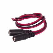 2er Pack DC Buchse 5,5x2,1mm mit Kabel / Hohlbuchse