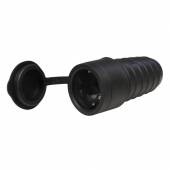  Schutzkontakt Gummi-Kupplung IP44 230V Spritzwassergeschützt Außen Outdoor
