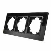 FLAIR 3-fach Glas-Rahmen schwarz/anthrazit