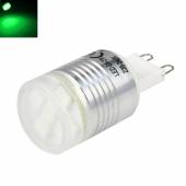 Led Stiftsockel-Lampe G9 230V 2W 8lm GR&Uuml;N Leuchtmittel f&uuml;r Effektbeleuchtung