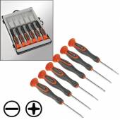 Feinmechaniker-Schraubendreher Set 6-teilig Schlitz Kreuz PH00 PH0 PH1 SL2 SL2,5 SL3
