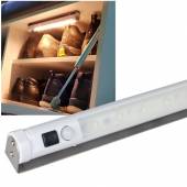 LED Unterbauleuchte WARMWEIß mit Bewegungsmelder kabellos Möbelleuchte batterie-betrieb