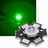HighPower Led 1 Watt grün auf Star Platine 520~525nm 50~60lm 3,2-3,4V 350mA