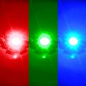 HighPower Led 1 Watt RGB auf Star Platine 350mA rot grün blau