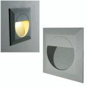 Led Wandeinbauleuchte WEL-Q14 warmwei&szlig; 50lm 126x126mm 230V 1,5W IP65