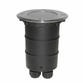 Boden-Einbaustrahler BEL Uni RUND GU10 �107mm trittfest Edelstahl 230V IP65