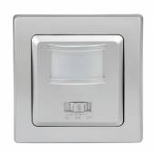 Bewegungsmelder DELPHI silber 250 V / 3-100W 2-Draht Unterputz UP inkl. Rahmen