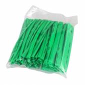 100 Stück Schrumpfschlauch GRÜN lose, Sortiment Set