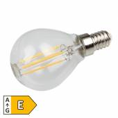  Led Leuchtmittel FILAMENT E14 warmweiß 470lm 360 230V 4W Tropfen-Form