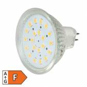Led Strahler MR16 H40 SMD warmweiß 330lm 120 12V 3W, 21 SMD Leds