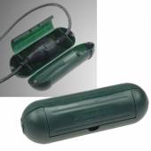 Sicherheits-Schutzbox GRÜN für Kabel IP44 205 x  68mm