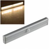 LED Unterbauleuchte WARMWEI&szlig; LUB-ALU10 mit Bewegungsmelder kabellos M&ouml;belleuchte batterie-betrieb