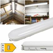 60|120|150cm Led Feuchtraumleuchte Wannenleuchte 230V IP65 Keller Hallen-Decken-Leuchte