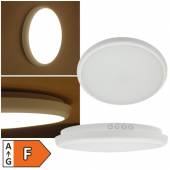 Led Wand-Decken-Leuchte SALAO 265/300x40mm - HF-Bewegungsmelder - Standby-Licht - 230V IP54