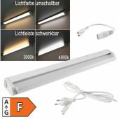 schwenkbare Led Küchen Unterbauleuchte 230V 4/8W Lichtfarbe schaltbar neutral-warm-weiß