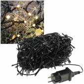 40m LED Lichterkette CT-ALK400sw 400 Leds WARMWEIß schwarzes Kabel für Außen & Innen