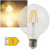 LED Deko Leuchtmittel E27 470lm 4W Filament 95 135x95mm(LxØ) XL Retro Glühbirne Globe-Lampe