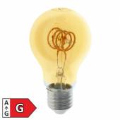 Spiral-Filament LED Leuchtmittel E27 249lm 4W 108x60mm Retro Gl&uuml;hbirne